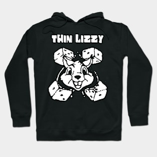 thin lizzy rabbit dice Hoodie